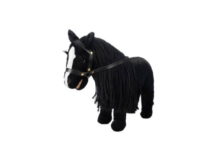Plyšový koník HKM Cuddle black