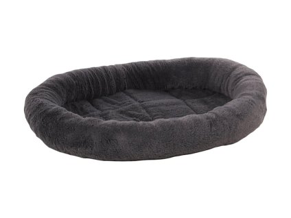Polštář FLAMINGO Isaura oválný tmavě šedý 55x42x7cm