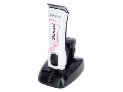 Stříhací strojek AESCULAP Durati bílý/černý (2 baterie)