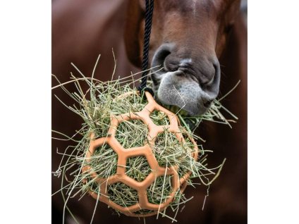 Míč pro koně WALDHAUSEN Hay Ball peach