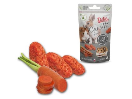 DAFIKO Carotti Snacks pro hlodavce 50g
