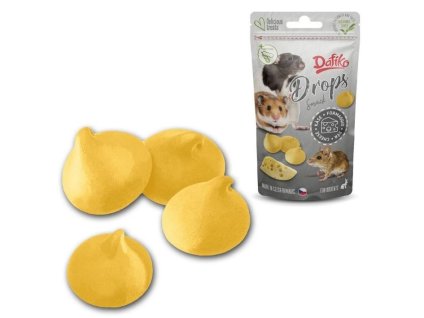 DAFIKO Drops snack pro hlodavce sýr 75g