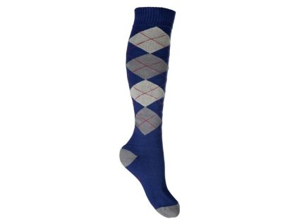 Podkolenky HKM Warming Up blue/grey (43-46)