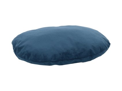 Polštář FLAMINGO Celeste oválný tmavě modrý 80x62x8cm