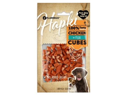 FLAMINGO Hapki Chicken & Fish Cubes 85g