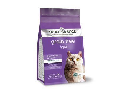 ARDEN GRANGE Grain Free Adult Cat Light Chicken & Potato 4kg