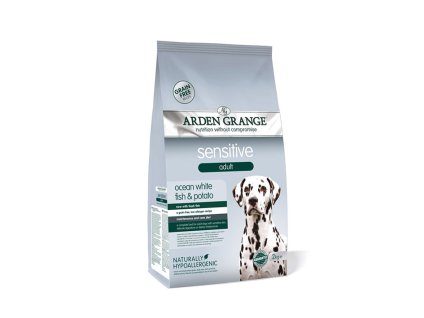ARDEN GRANGE Sensitive Ocean White Fish & Potato 12kg