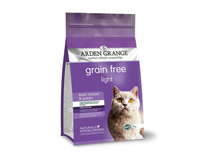 ARDEN GRANGE Grain Free Adult Cat Light Chicken & Potato 400g