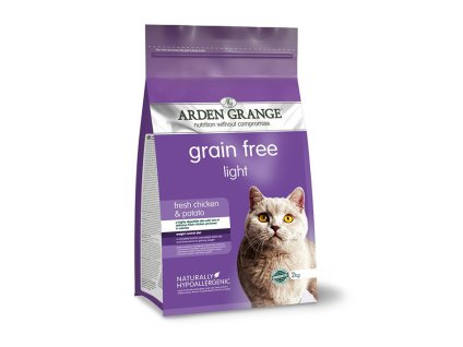 ARDEN GRANGE Grain Free Adult Cat Light Chicken & Potato 2kg