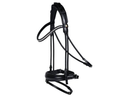 Uzdečka WALDHAUSEN S-Line Grace se švédským nánosníkem black COB