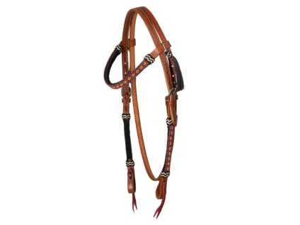 Westernová uzdečka POOLS Sunrise oliato