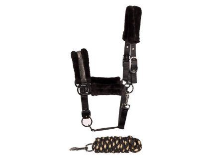 Ohlávka HARRY'S HORSE Denici Cavalli Stardust Soft černá COB