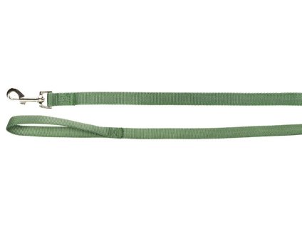 Vodítko FLAMINGO Ziggi khaki nylonové 2x130cm