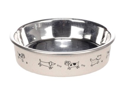 Nerezová miska FLAMINGO Japple béžová 13,5x5x11,5cm (450ml)