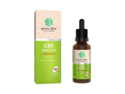 GREEN IDEA CBD olej 3 % 10ml