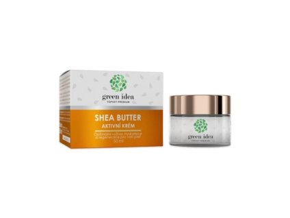 GREEN IDEA aktivní krém - Shea butter 50ml