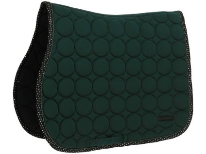 Všestranná podsedlová dečka EQUITHEME Disco dark green VS
