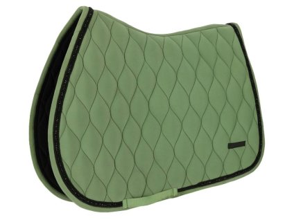 Všestranná podsedlová dečka EQUITHEME Pearl olive PVS