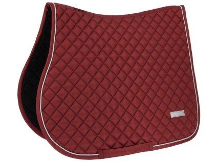 Všestranná podsedlová dečka EQUITHEME Nacre burgundy VS