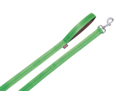 Vodítko NOBBY Soft Grip nylonové zelené 1x120cm
