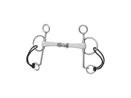 Udidlo pelham BERIS Long medium dvakrát lomené 145mm