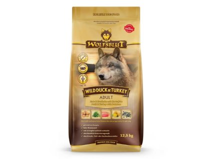 WOLFSBLUT Adult Wild Duck&Turkey 12,5kg