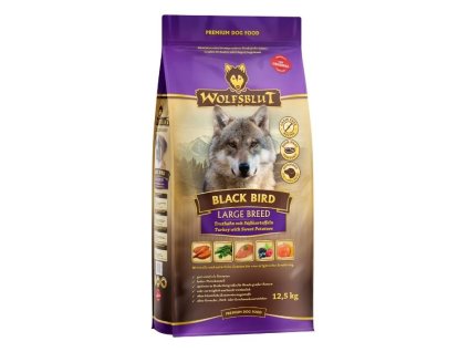 WOLFSBLUT Large Breed Black Bird 12,5kg