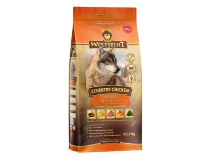 WOLFSBLUT Adult Country Chicken 12,5kg