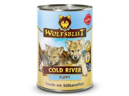 Konzerva WOLFSBLUT Puppy Cold River 395g