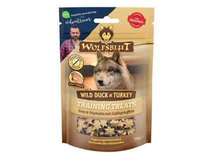 WOLFSBLUT Training Treats Wild Duck&Turkey 70g