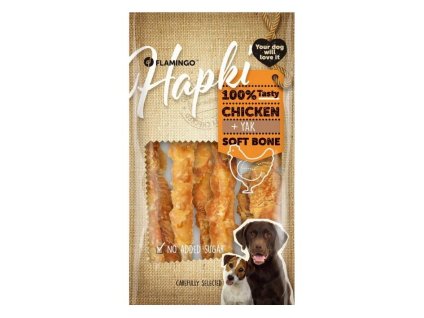 FLAMINGO Hapki Chicken & Yak Soft Bones 100g