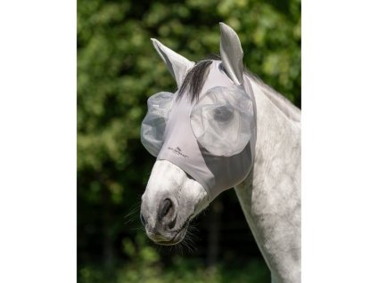 Maska proti hmyzu HORSEWARE Shield silver/silver PONY