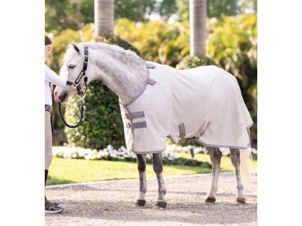 Deka proti hmyzu HORSEWARE Amigo Bug Pony silver/titanium grey & silver 125cm