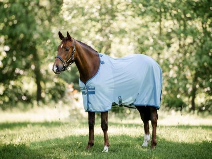 Deka proti hmyzu HORSEWARE Amigo Bug heather blue/blue & silver 155cm
