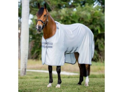 Deka proti hmyzu HORSEWARE Amigo Bug Buster silver/titanium grey & silver 115cm