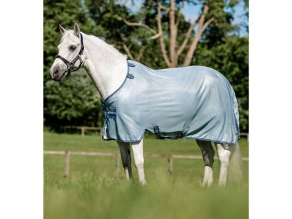 Deka proti hmyzu HORSEWARE Amigo Bug Pony heather blue/blue & silver 90cm