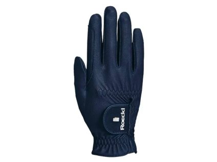 Jezdecké rukavice ROECKL Grip Pro navy blue (8)
