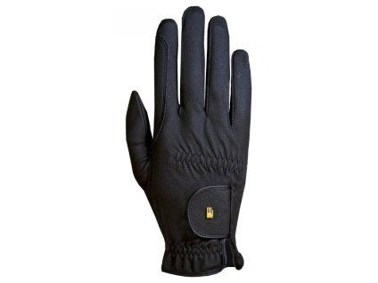 Jezdecké zimní rukavice ROECKL Grip black (8,5)