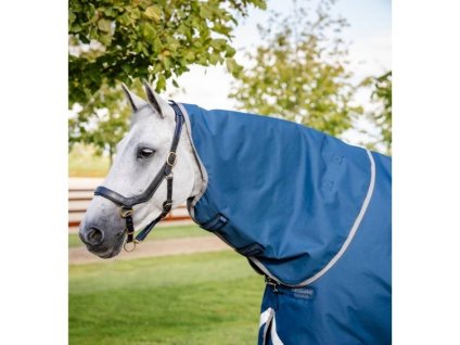 Krční díl HORSEWARE Ionic Therapy 0g imperial blue/silver & navy (M)