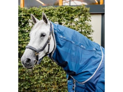 Krční díl HORSEWARE Ionic Therapy Mesh Cooler imperial blue/silver & navy (M)