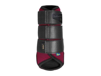 Kamaše BACK ON TRACK Airflow wine red (S)