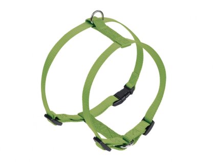 Postroj NOBBY Classic nylonový zelený (XS) 1x20-35cm