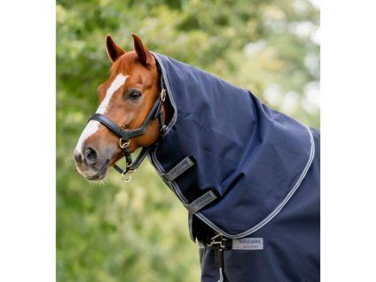 Krční díl HORSEWARE Rambo Supreme 1680D 0g navy/thunderstorm grey & silver (L)