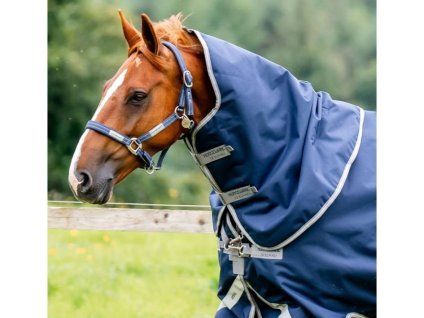 Krční díl HORSEWARE Amigo 1200D 150g navy/titanium grey & silver (S)