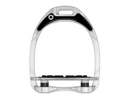 Třmeny FLEX-ON Aluminium Flat Grip silver/silver/black