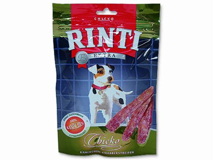 RINTI Extra Chicko - králičí plátky 60g