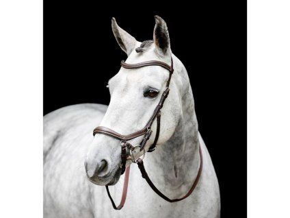 Uzdečka Micklem Bitless Bridle brown COB/FULL
