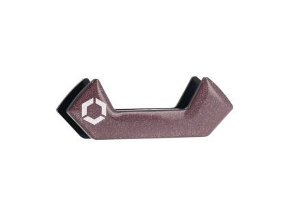 Vyměnitelné magnetické nálepky do třmenů FLEX-ON Safe-On & Junior chocolate silver