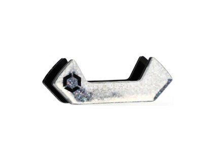 Vyměnitelné magnetické nálepky do třmenů FLEX-ON Safe-On & Junior silver glitter