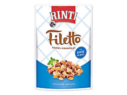 Kapsička RINTI Filetto - kuře a kachna v želé 100g